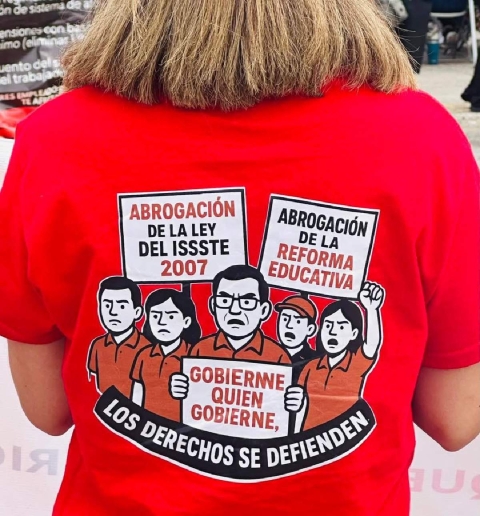 La CNTE mantiene protestas en varios estados del país. 