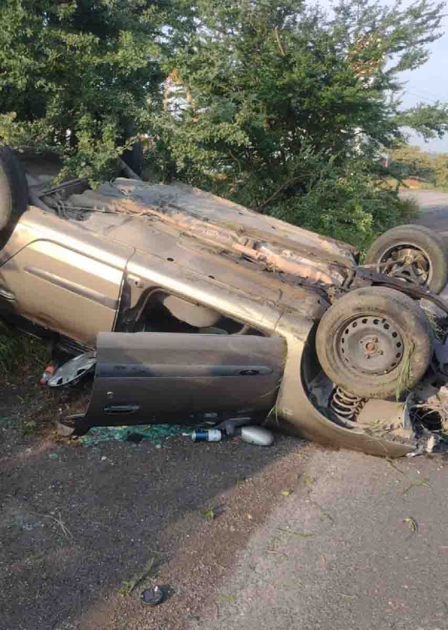 Volcadura en Real del Puente deja un herido