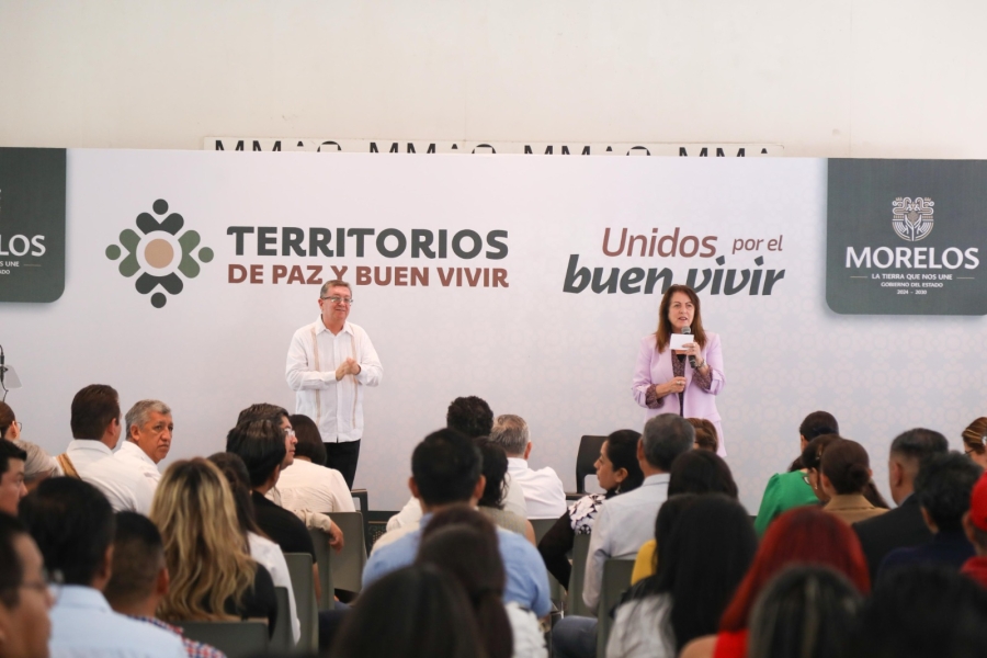 Presenta Margarita González Saravia programa 'Territorios de Paz y Buen Vivir', que promueve inclusión y justicia social