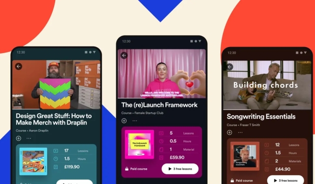 Spotify introduce nuevos cursos de aprendizaje basados en vídeo