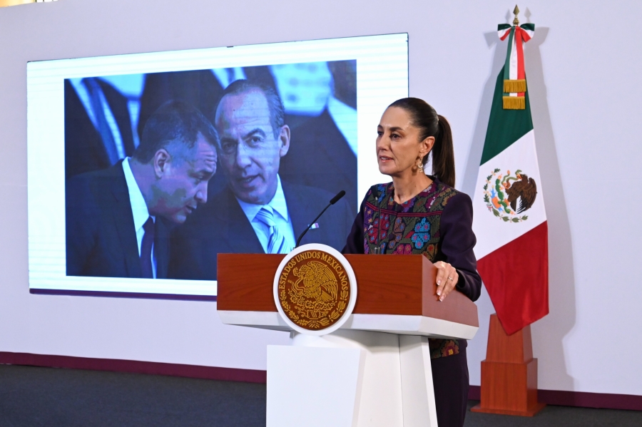 Sheinbaum sobre Calderón: 'Lo que debería es pedir perdón'