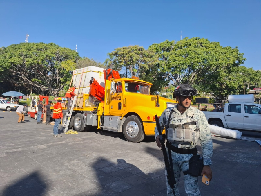 Inicia traslado del Monumento 9 a la zona arqueológica de Chalcatzingo