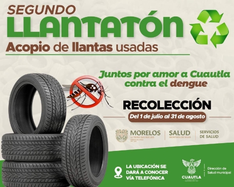 Comienza segundo “llantatón” en Cuautla