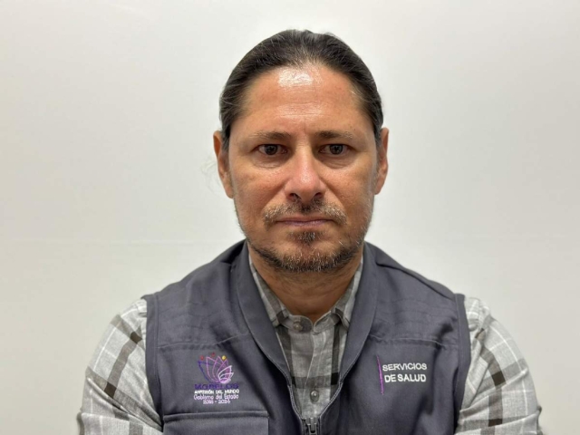 Eduardo Sesma Medrano, coordinador estatal de Vectores y Zoonosis de los Servicios de Salud