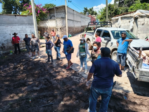 Concluye Gobierno de Morelos acciones de apoyo en Ixtlilco El Chico, tras afectaciones por lluvias