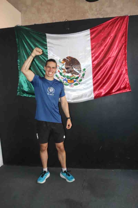 Alejandro Bartning, orgulloso de representar al deporte mexicano en este mundial.