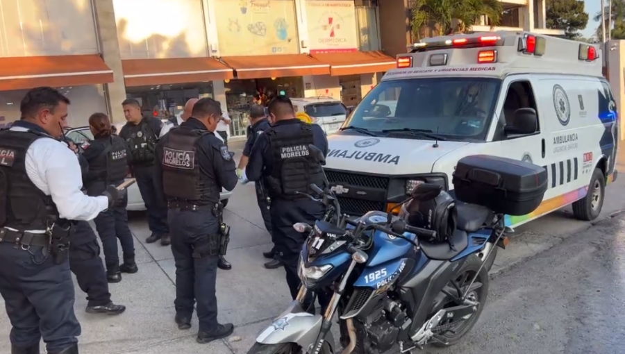Movilización policiaca tras reporte de disparos en colonia Vista Hermosa