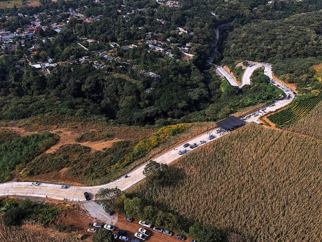 La carretera permitirá una mejor conexión entre localidades de la zona.