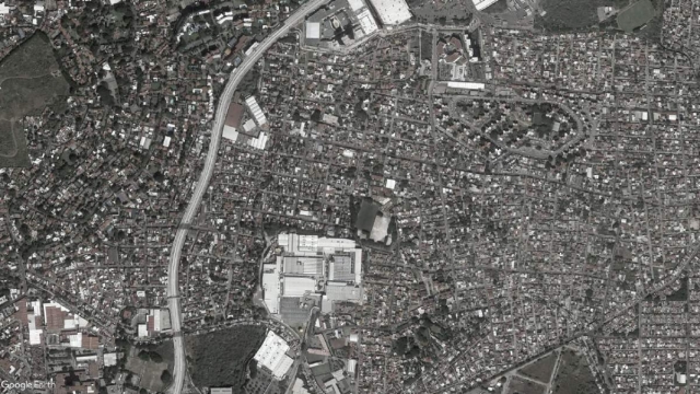 Vista satelital en Google Earth de la colonia Ricardo Flores Magón.