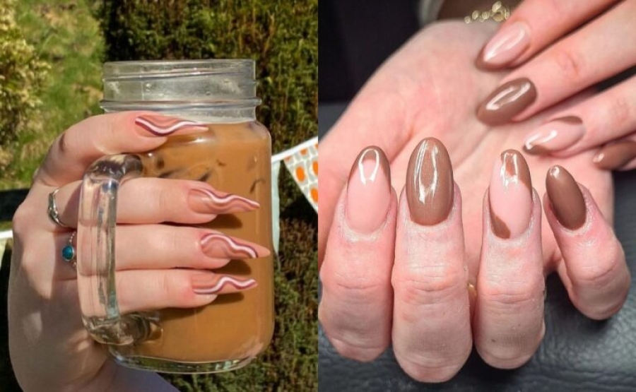 'Iced coffee nails', la tendencia en manicura para otoño