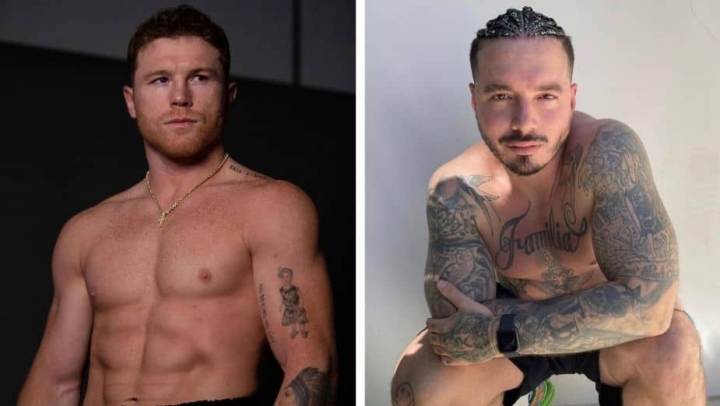 El &#039;Canelo&#039; aseguró que vencería a J Balvin con los ojos cerrados. 