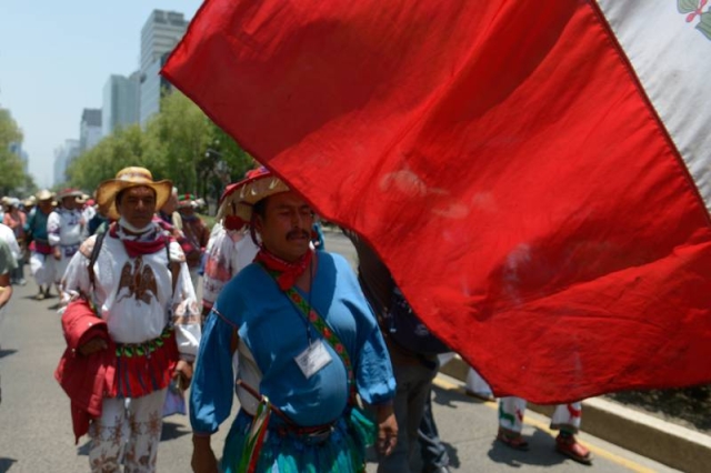 Wixaritari exigen devolución de tierras en Nayarit