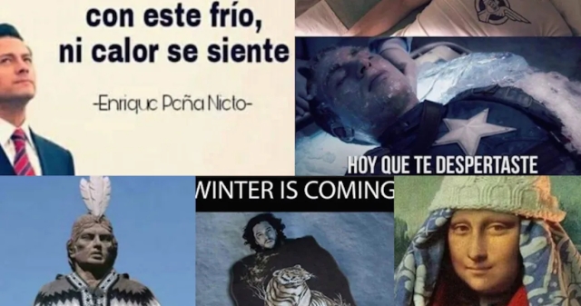 Frente frío y humor: Descenso de temperatura desata ola de memes