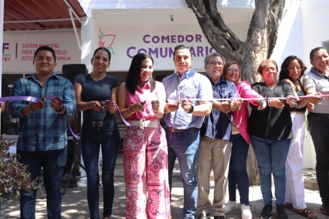 Reabre Jiutepec el primero de nueve comedores comunitarios