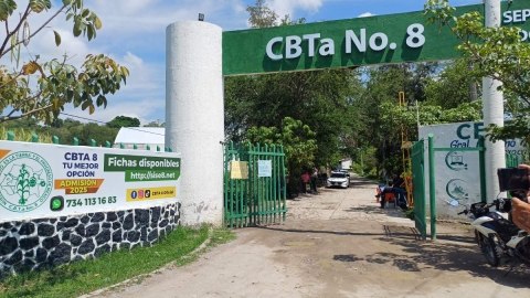 El acceso al plantel no fue impedido durante la protesta.