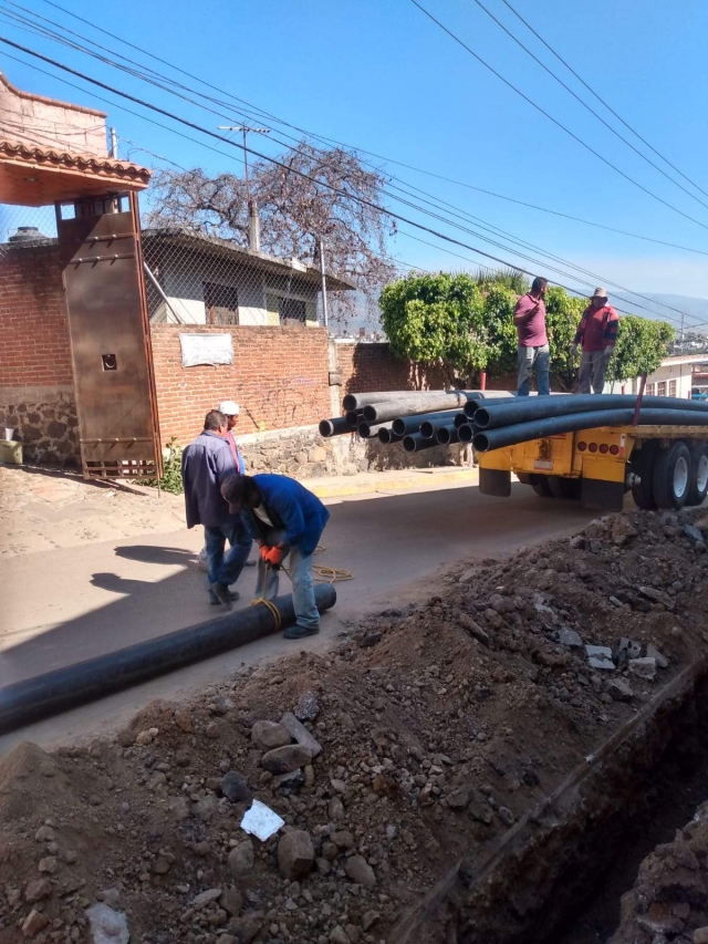 Obra en la Antonio Barona no afectará el servicio de agua en Bosques de Cuernavaca