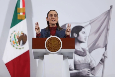 Sheinbaum respalda ceremonia del bastón de mando en la Suprema Corte