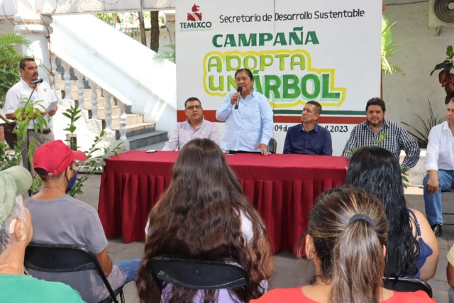 Autoridades de Temixco impulsan campaña &#039;adopta un árbol&#039;