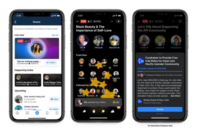 Facebook tendrá podcasts y su propia Clubhouse, entre otras novedades