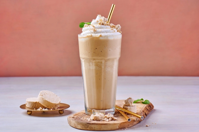 Frappé de mazapán saludable: Una deliciosa sorpresa con germinados