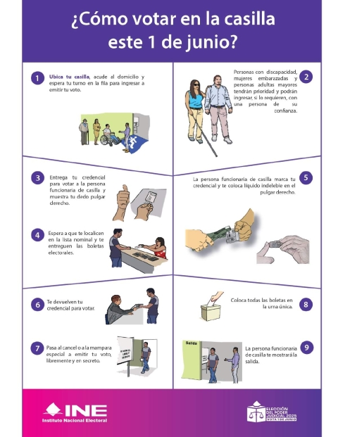 En sus plataformas digitales, el INE difunde los pormenores de la elección. 