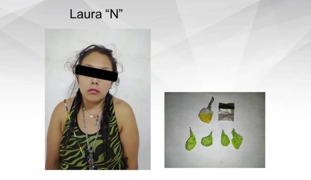 Arrestan a una presunta narcomenudista