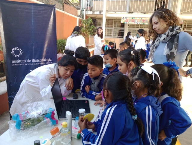En IBt-UNAM, circuito de actividades científicas con estudiantes de primaria &#039;Unesco&#039;