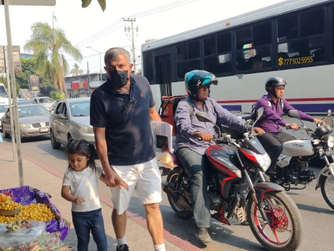 La Cruz Roja urgió a fomentar la educación vial, para prevenir accidentes. 