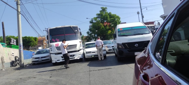 Accidente vial en inmediaciones del mercado ALM