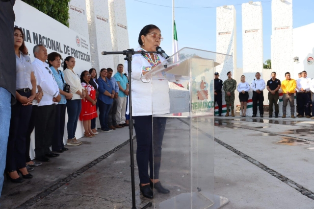 Temixco rinde homenaje a víctimas de sismos de 1985 y 2017