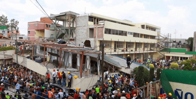 Declaran culpable al director de la obra del Colegio Rébsamen.