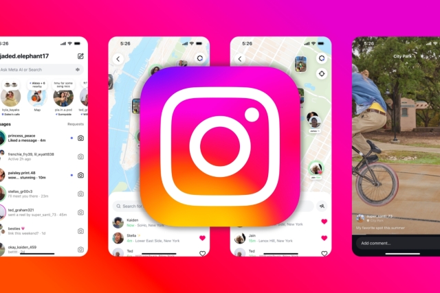 Instagram lanza funciones para repostear contenido y explorar lo que sucede cerca de ti