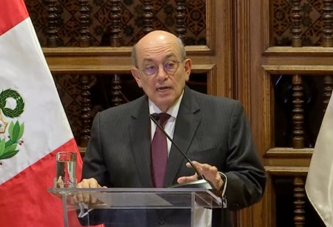 Hugo de Zela, canciller de Perú.
