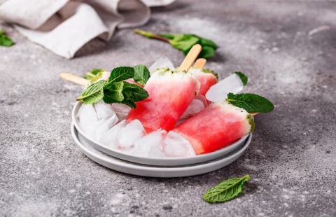 Receta fácil de paletas de hielo de sandía para estos días calurosos