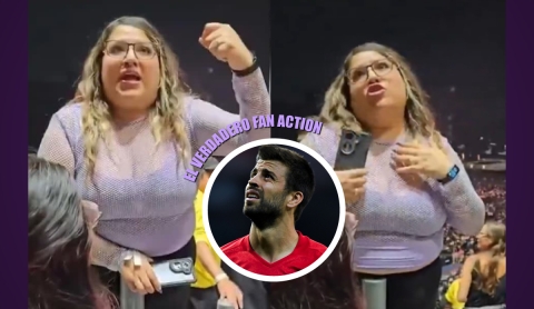 Fan de Shakira se vuelve viral por organizar grito contra Piqué en concierto