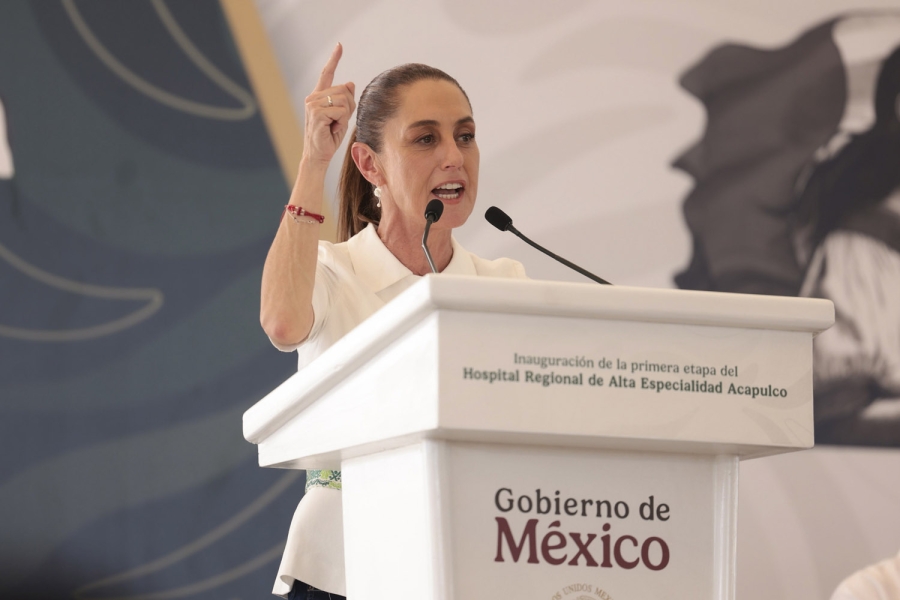 Sheinbaum inaugura primera etapa del hospital regional del ISSSTE en Acapulco