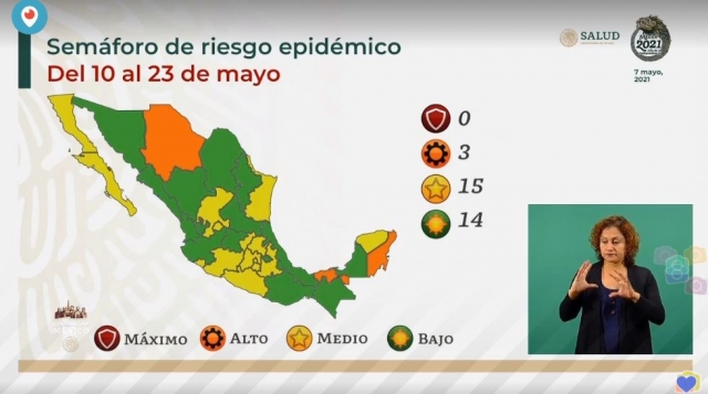 Morelos se mantiene en semáforo amarillo