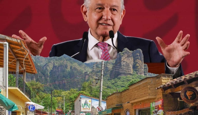 &#039;No hay que destruir el paraíso&#039; de Tepoztlán, dice AMLO