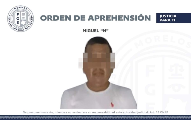 Capturan a presunto violador en Jojutla