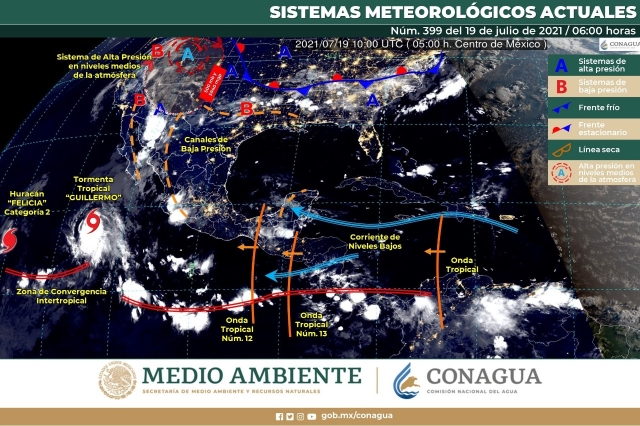 Se espera tiempo relativamente estable para esta semana en Morelos