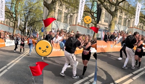 ¿Romántico o red flag? Le roba el momento justo antes de ganar