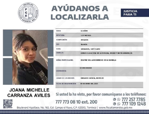 Dos adolescentes desaparecieron en Emiliano Zapata