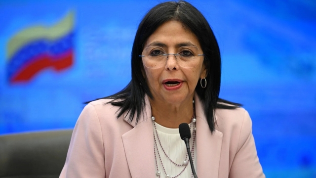 Delcy Rodr&iacute;guez, vicepresidenta ejecutiva de Venezuela.