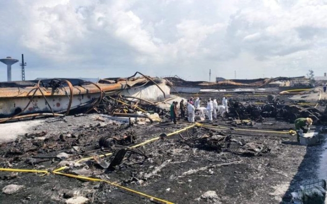 Cuba afirma que es &#039;imposible&#039; identificar los restos óseos del incendio del puerto de Matanzas