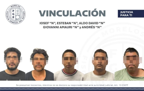 A proceso, cinco presuntos secuestradores