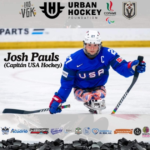 Entre los jugadores que acudirán a esta demostración están Josh Pauls, capitán del equipo masculino de Estados Unidos de parahockey sobre hielo, y Tyler McGregor, jugador canadiense que ha ganado tres medallas de oro en campeonatos mundiales y tres medallas paralímpicas.