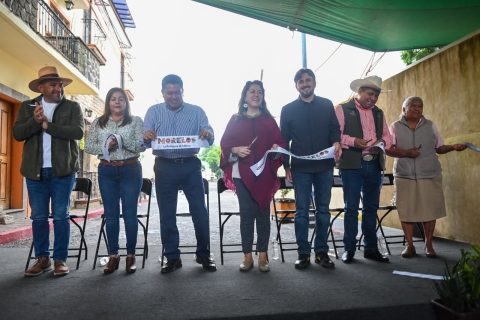 Luce Tlayacapan una nueva imagen urbana con el programa Rutas Mágicas de Color