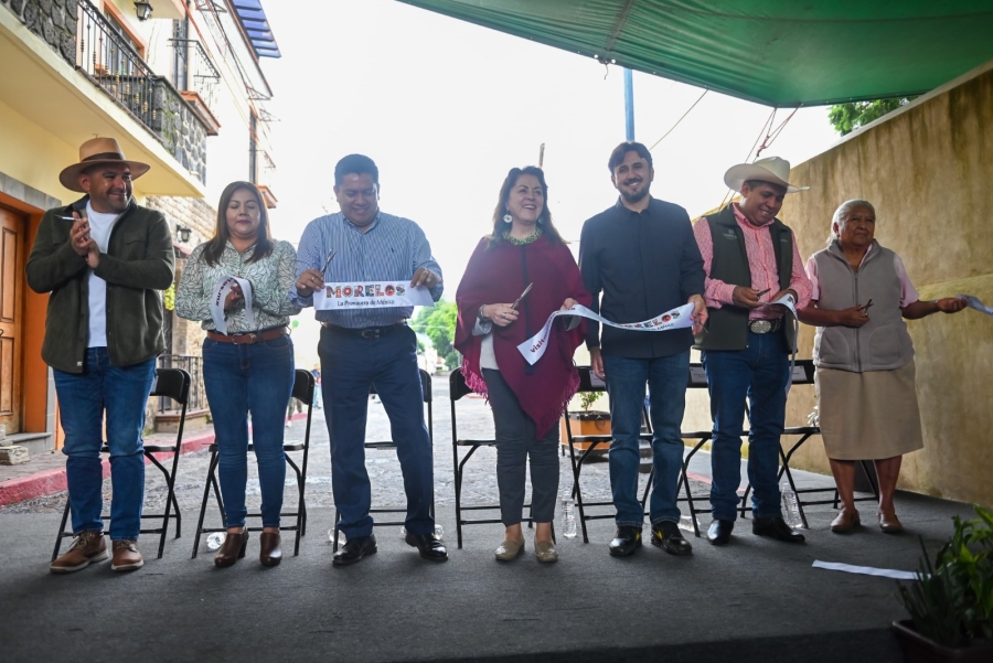Luce Tlayacapan una nueva imagen urbana con el programa Rutas Mágicas de Color