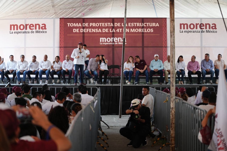Acompaña Mario Delgado a Margarita González en encuentro con militantes y simpatizantes en Temixco