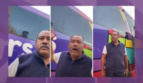 Usuaria denuncia agresión de chofer en Veracruz y su video se hace viral